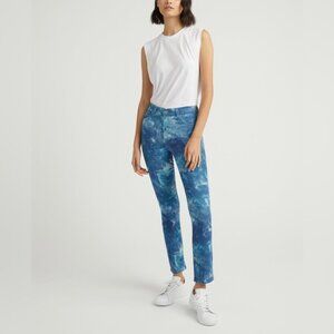 NWT AG‎ ADRIANO GOLDSCHMIED Mari High Rise Straight Tie Dye Jeans AYNIRN